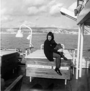 Dev 1967 USSR Ann Garraway on Ferry 007